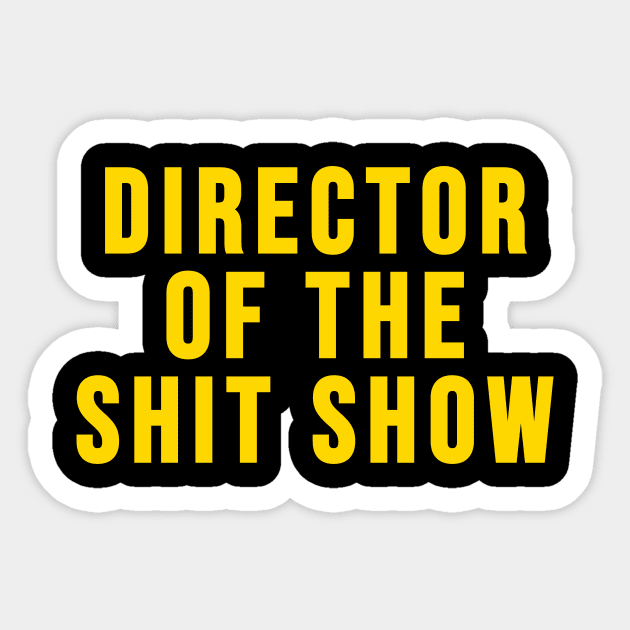 The Director Sticker by Riel